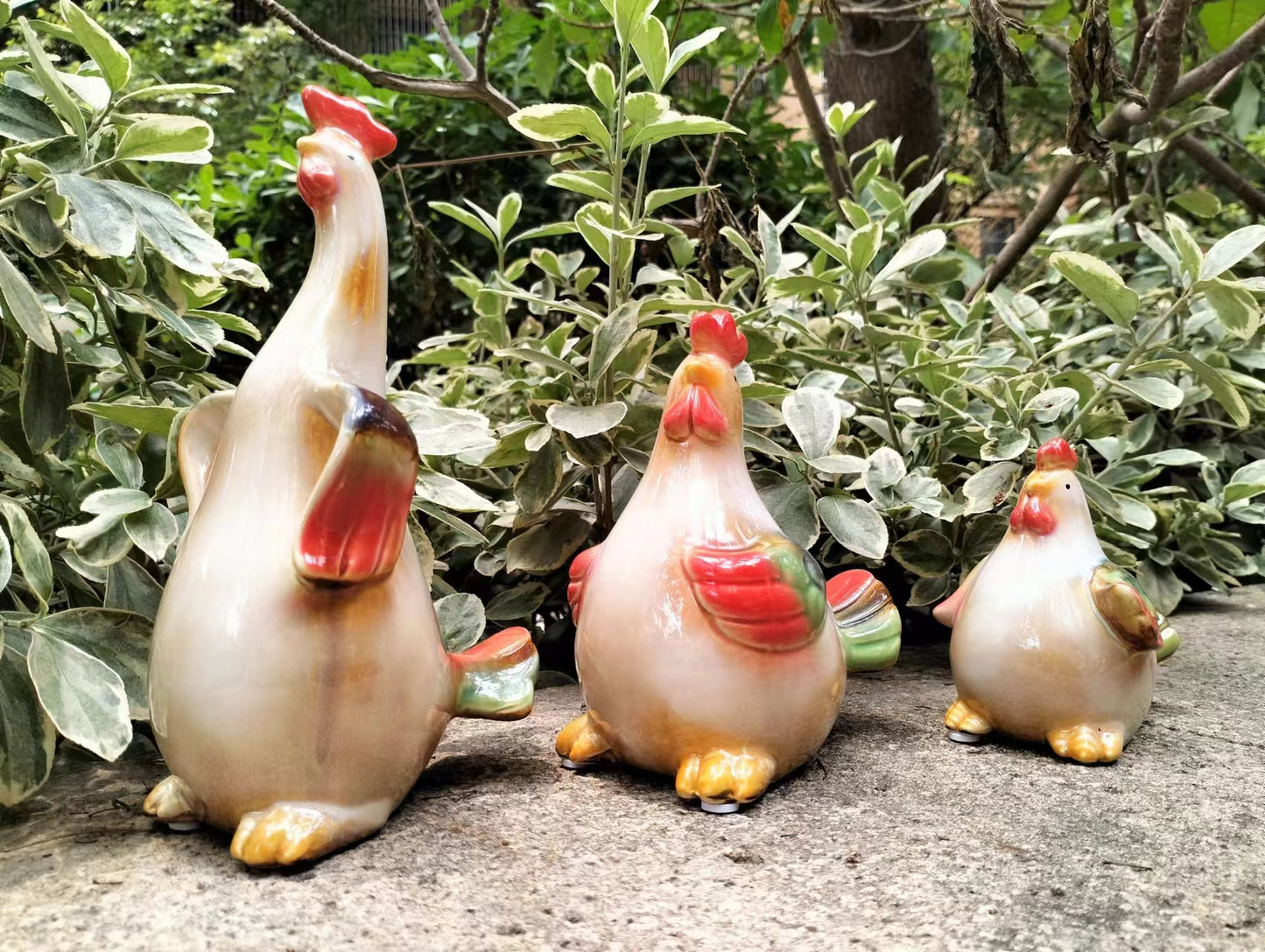 Ceramic Roosters Home Decor