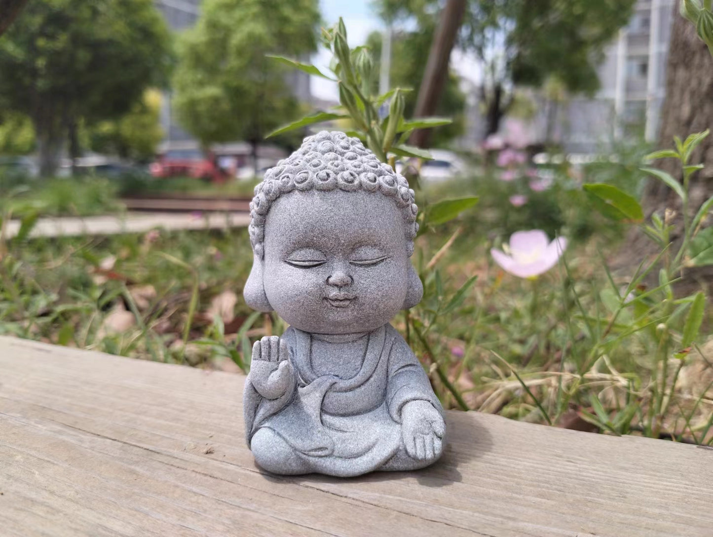 Mini Buddha Sandstone Scuplture