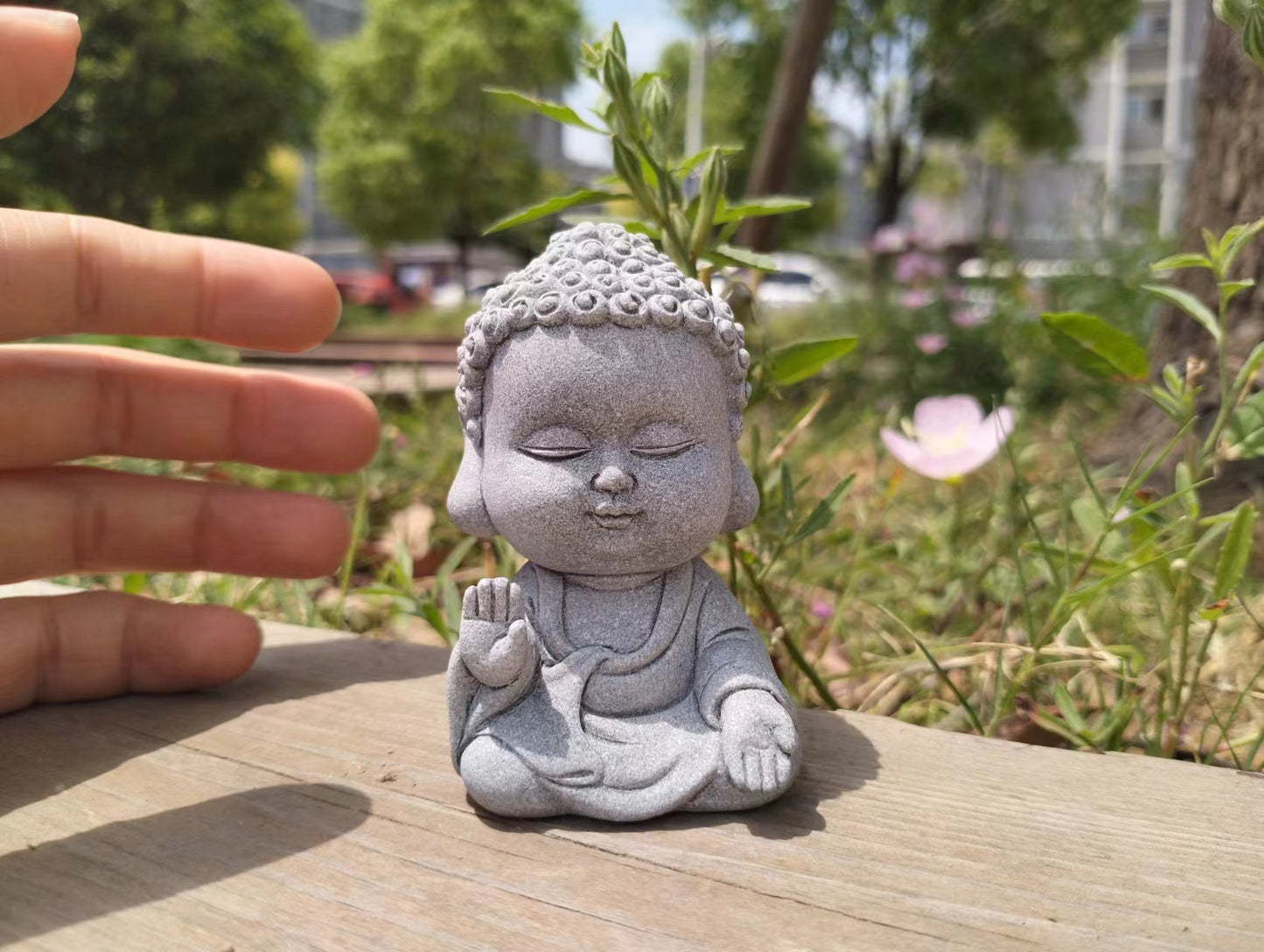 Mini Buddha Sandstone Scuplture