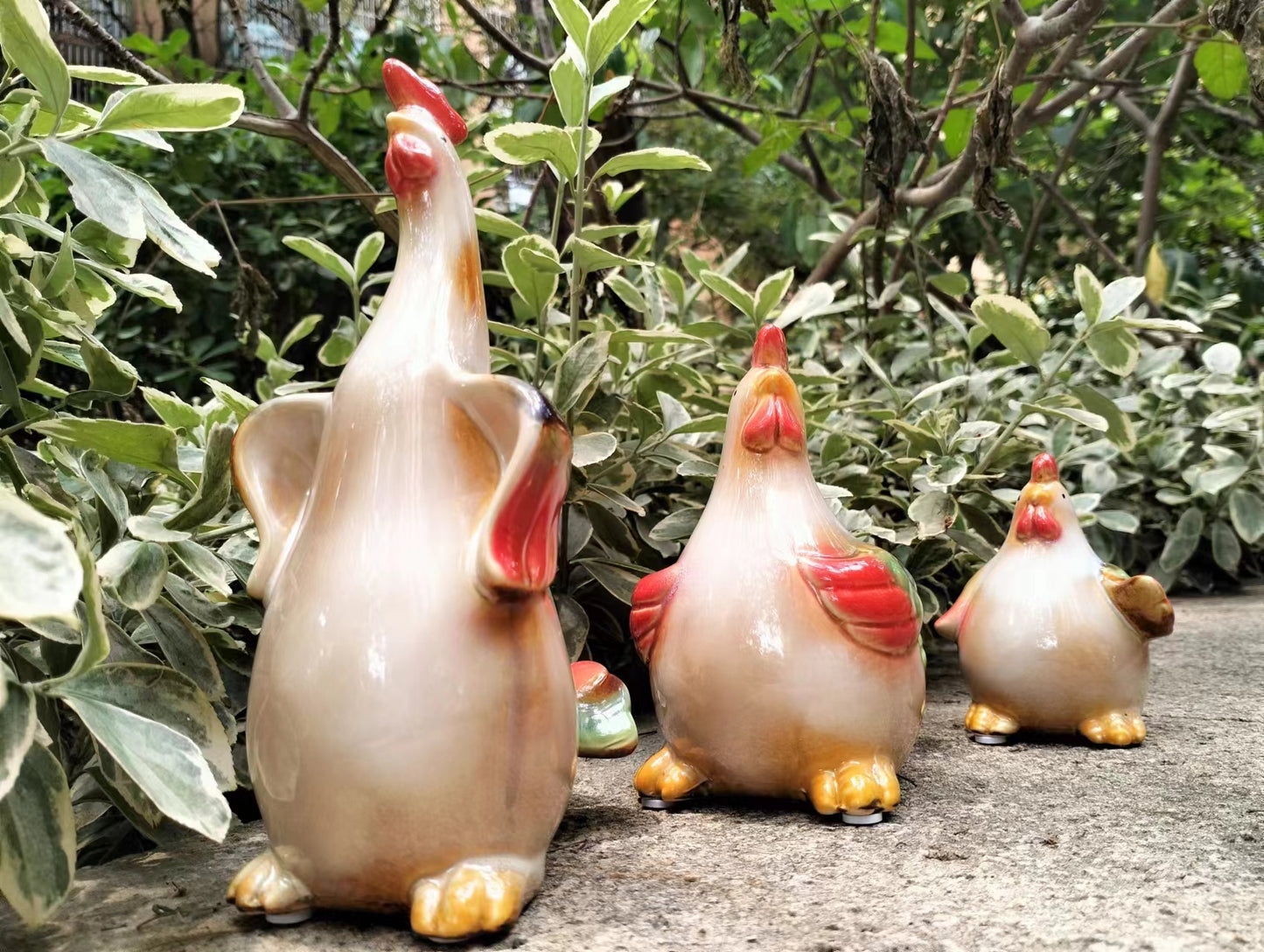 Ceramic Roosters Home Decor