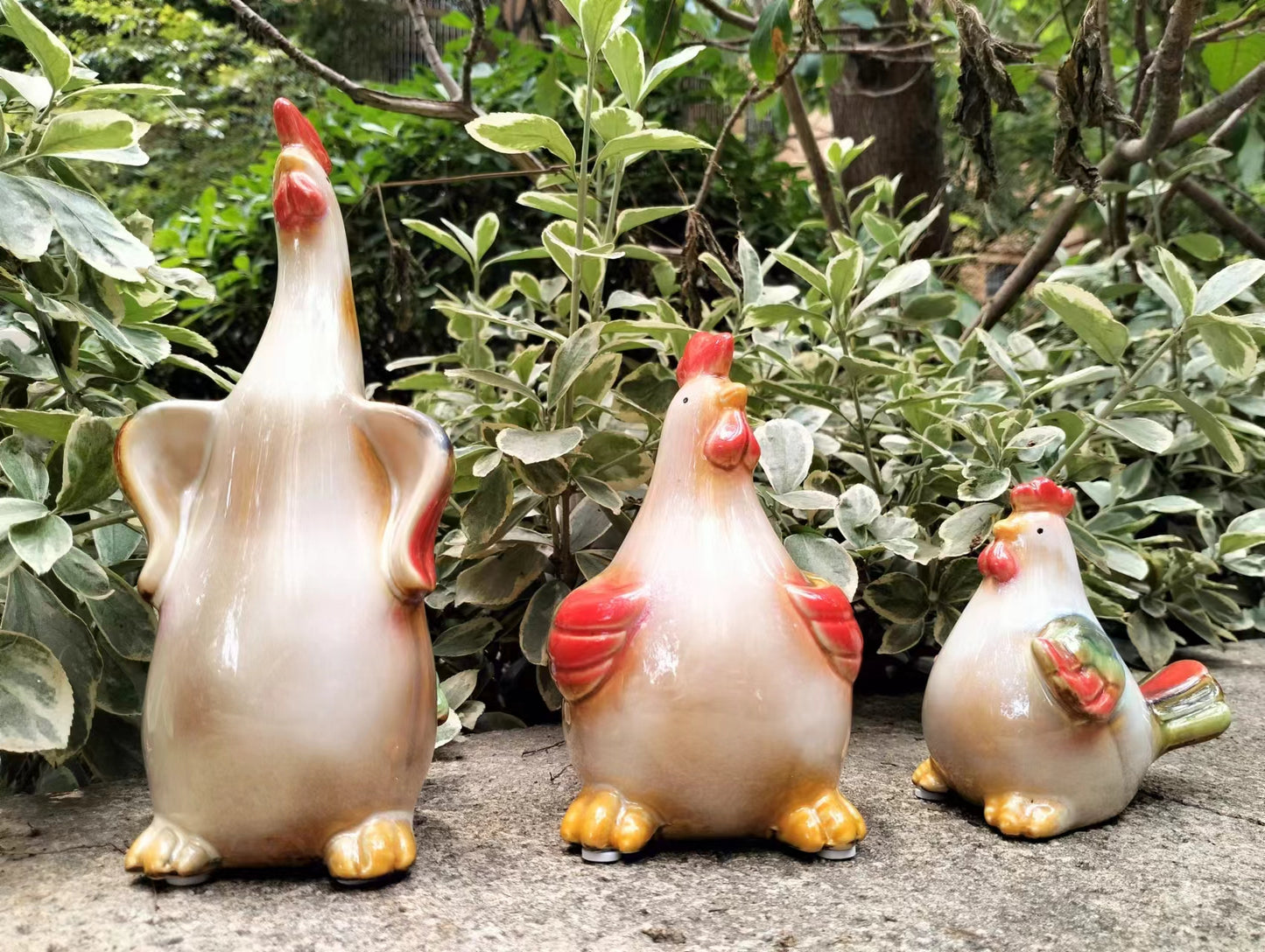 Ceramic Roosters Home Decor