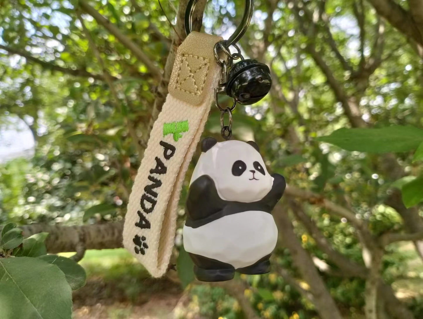 Panda Keyring Backpack Charm