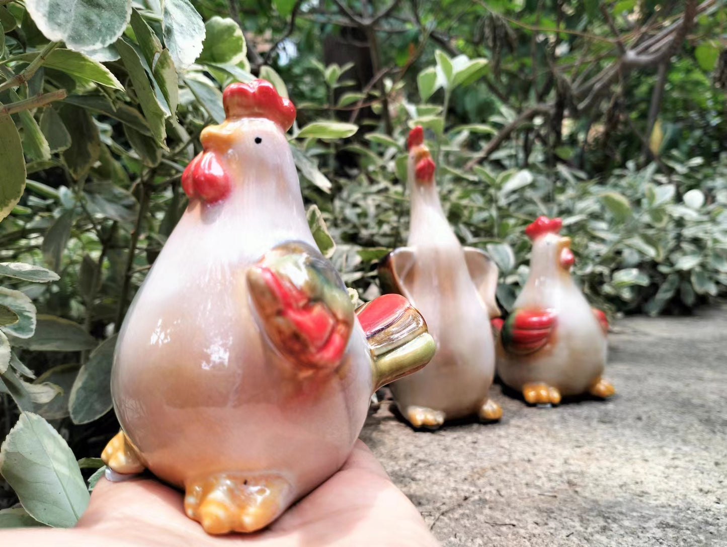 Ceramic Roosters Home Decor