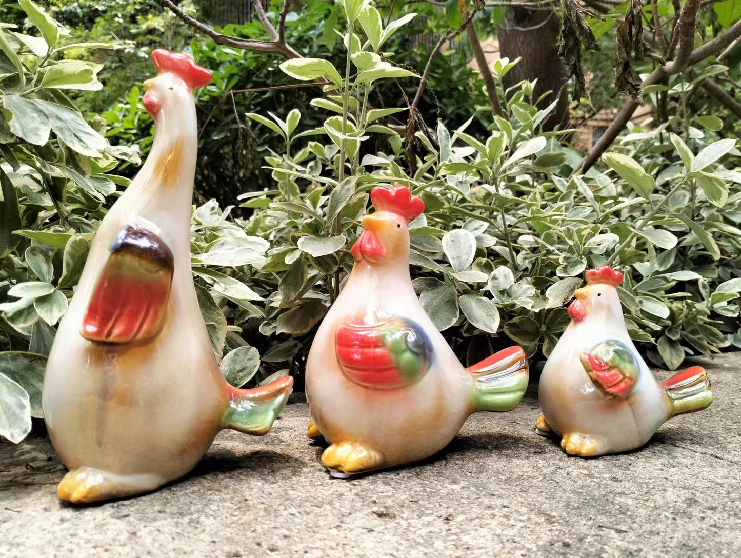 Ceramic Roosters Home Decor