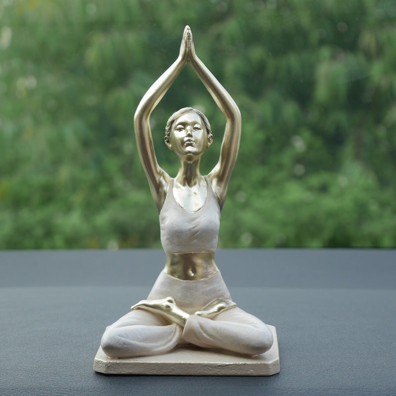 Yoga Lady Statue