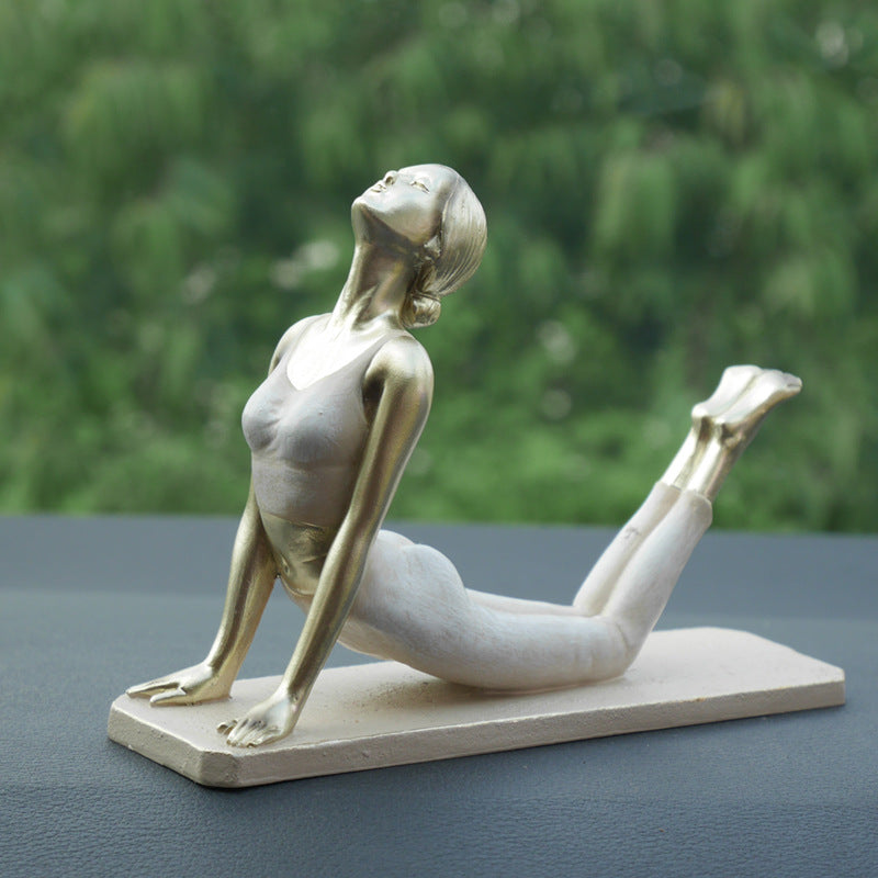 Yoga Lady Statue