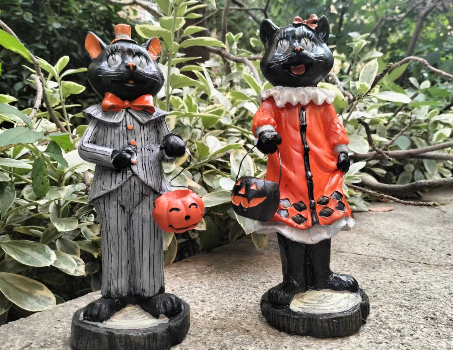 Black Cats Halloween Vibe Decoration