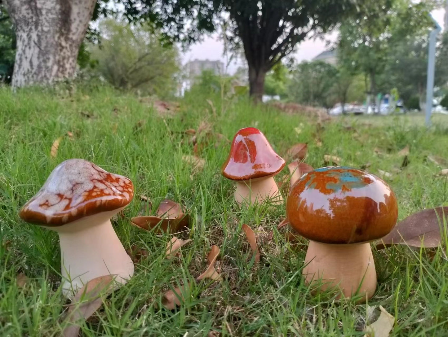 Ceramic Mashroom Garden Decor