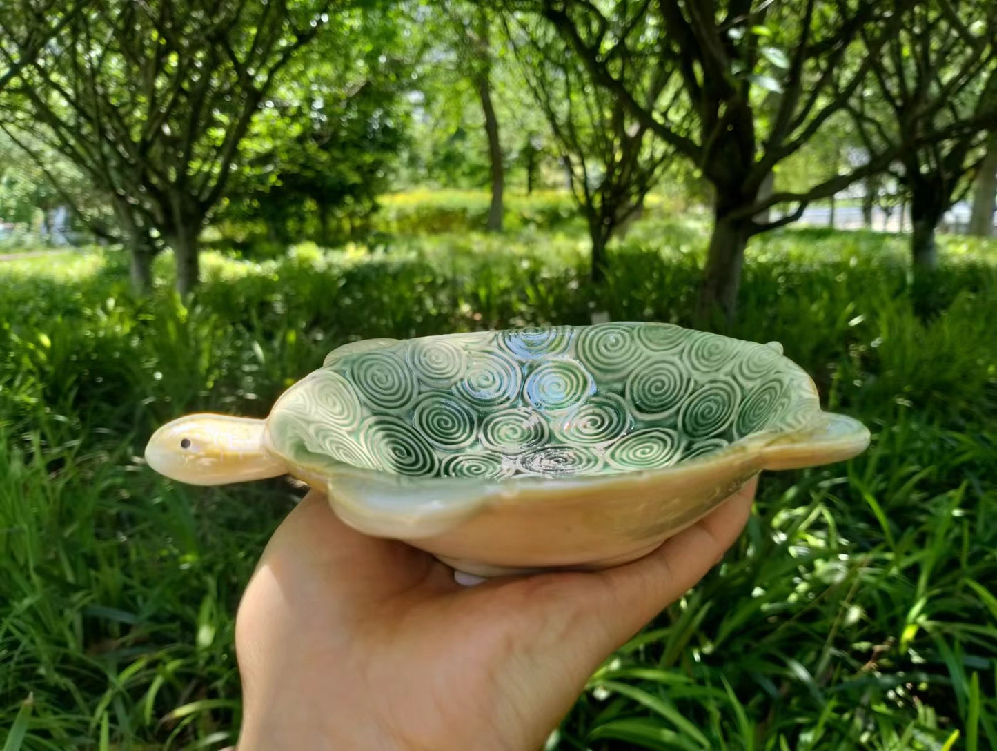 Ceramic Turtle Tray Home Decor