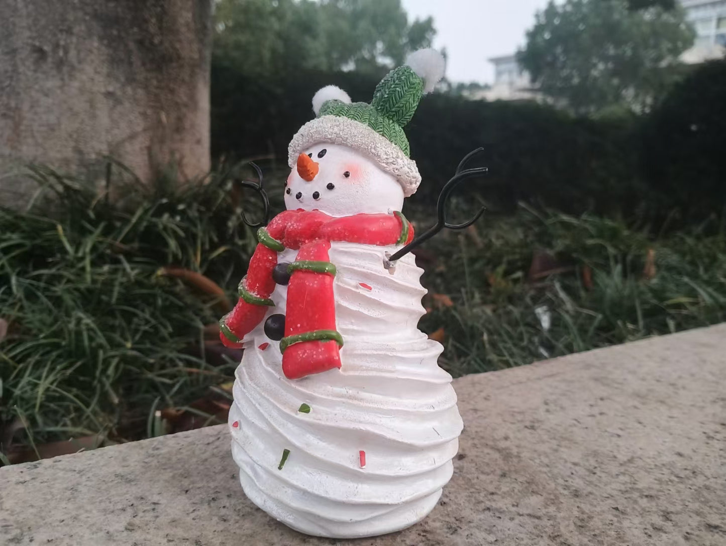 Christmas Snowman Figurine