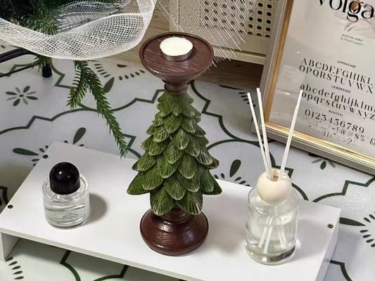 Christmas Tree-shaped Candle Holder