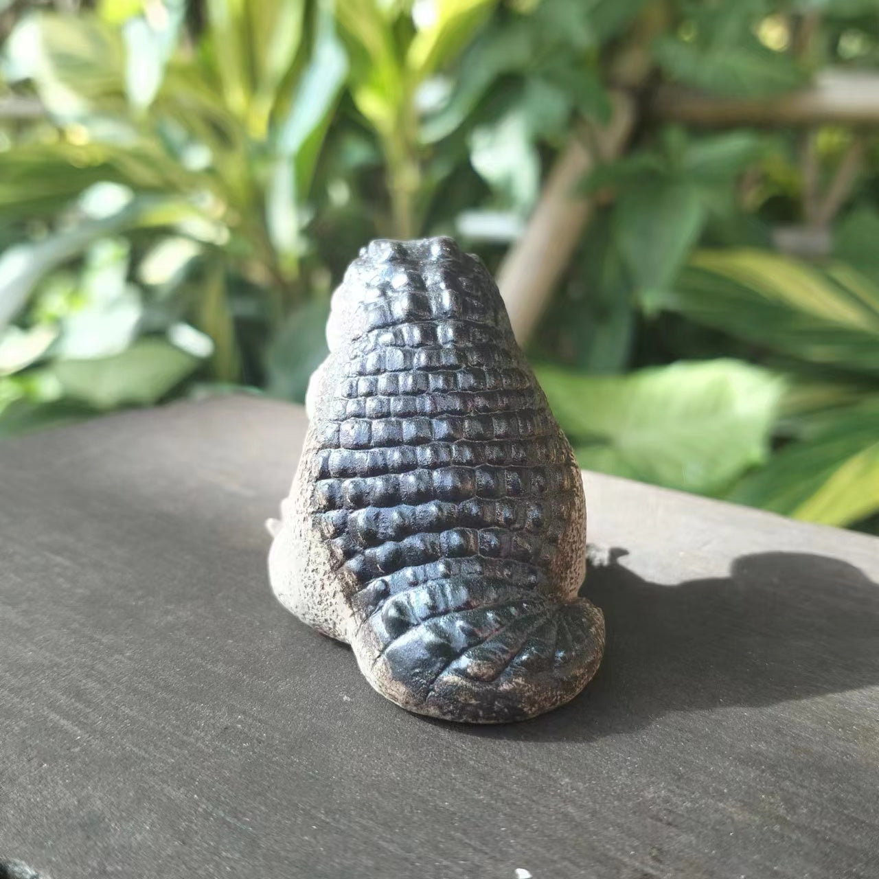 Clay Crocodile Teapet Desk Decor