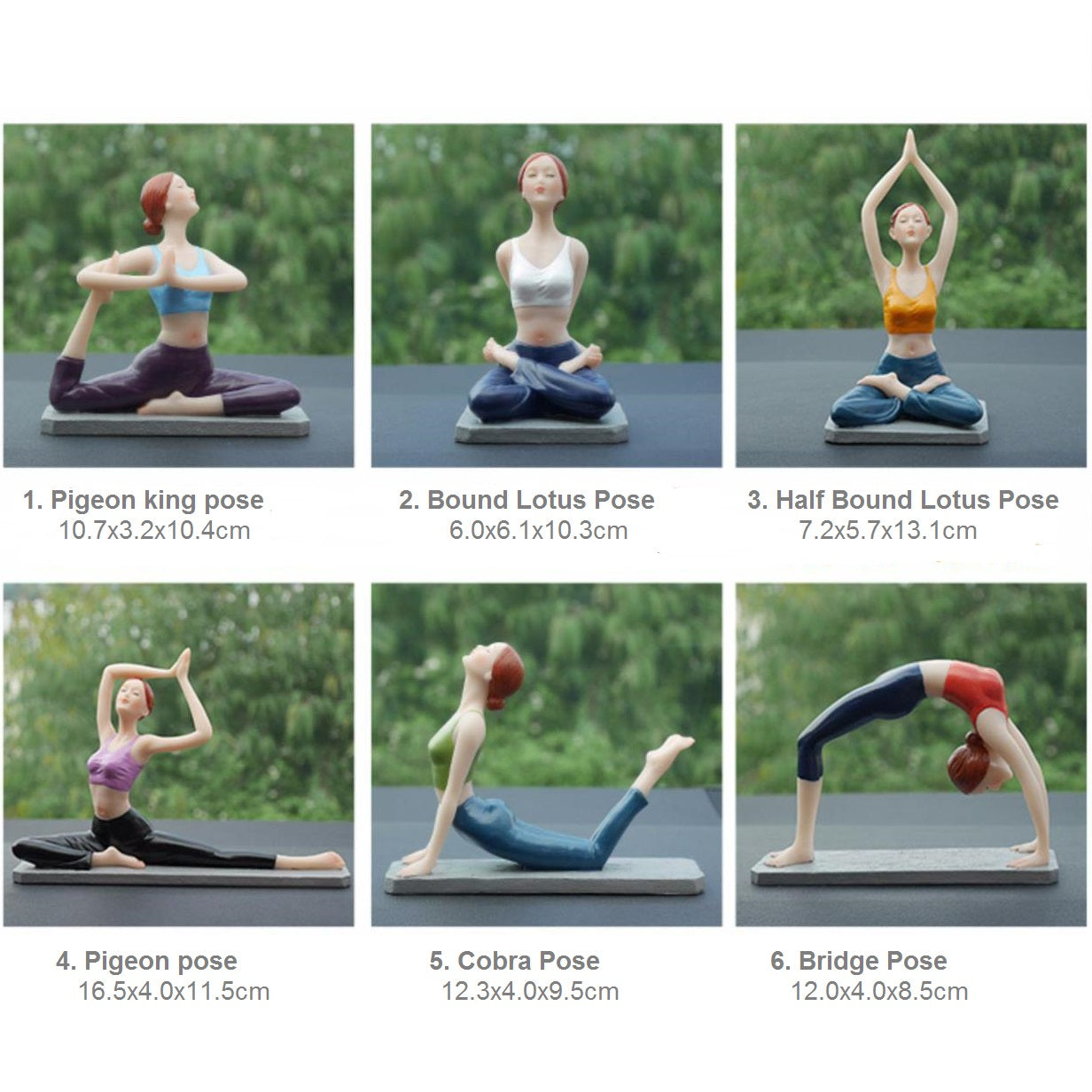 Yoga Pose Figurines