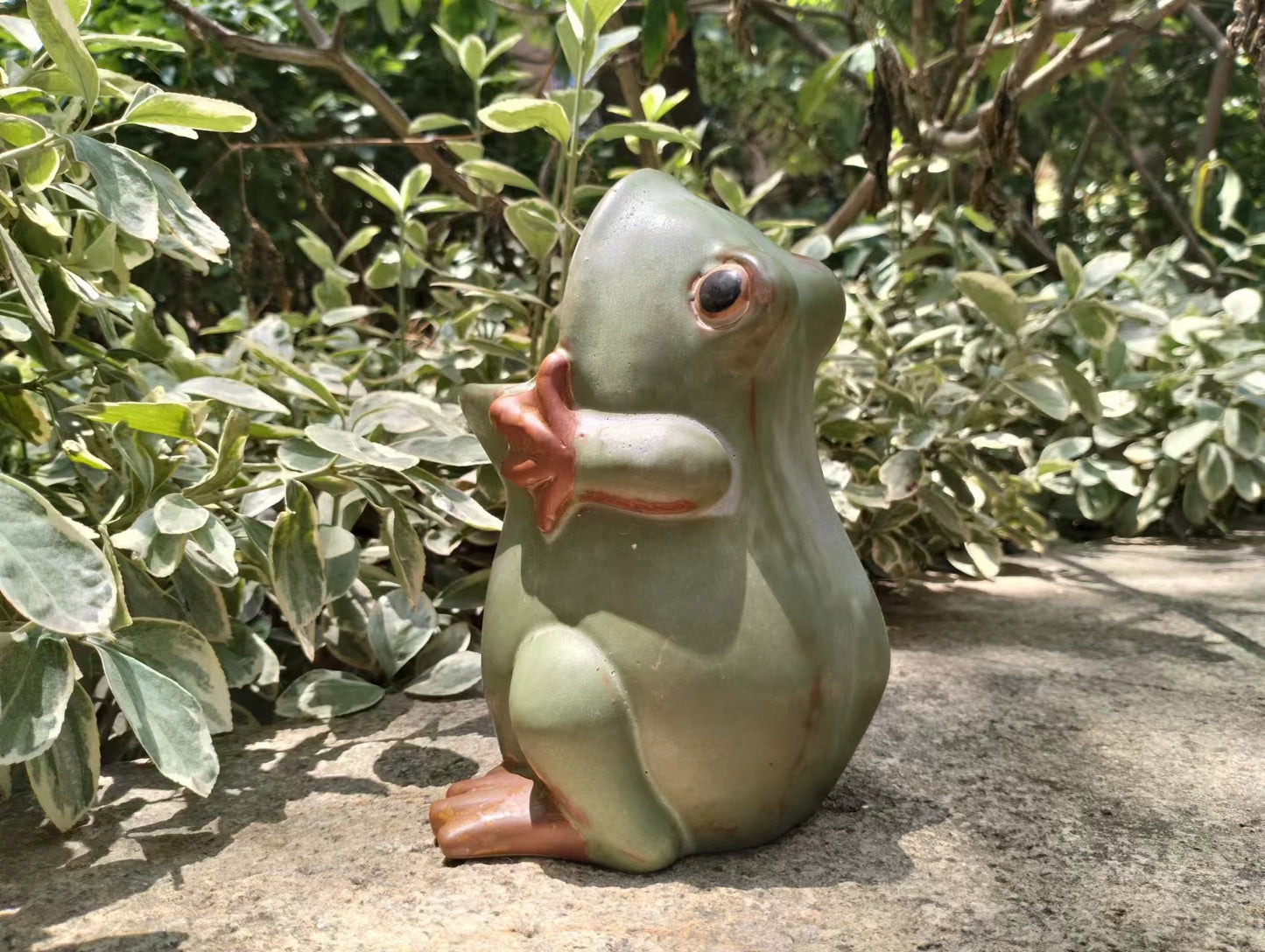 Frog Ceramic Planter