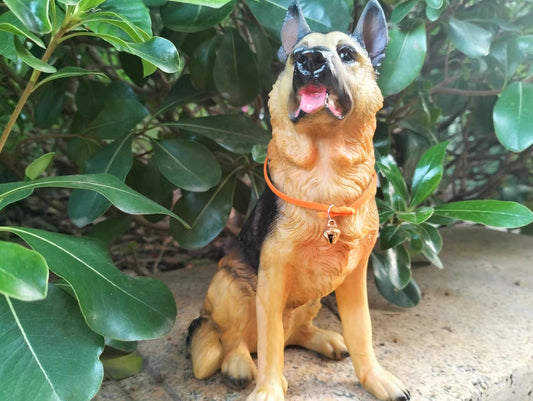 German Shepherd Resin Figurine