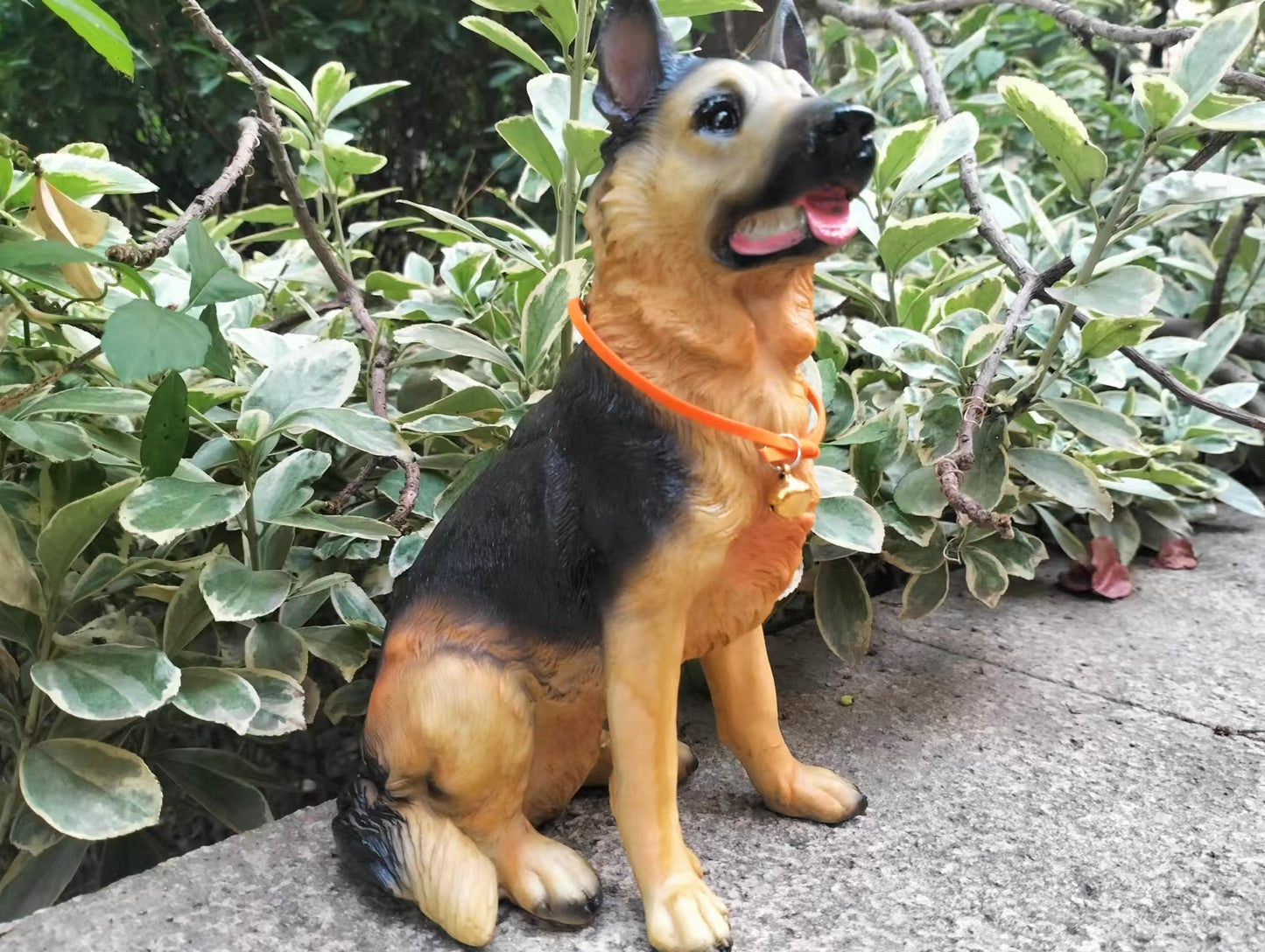 German Shepherd Resin Figurine