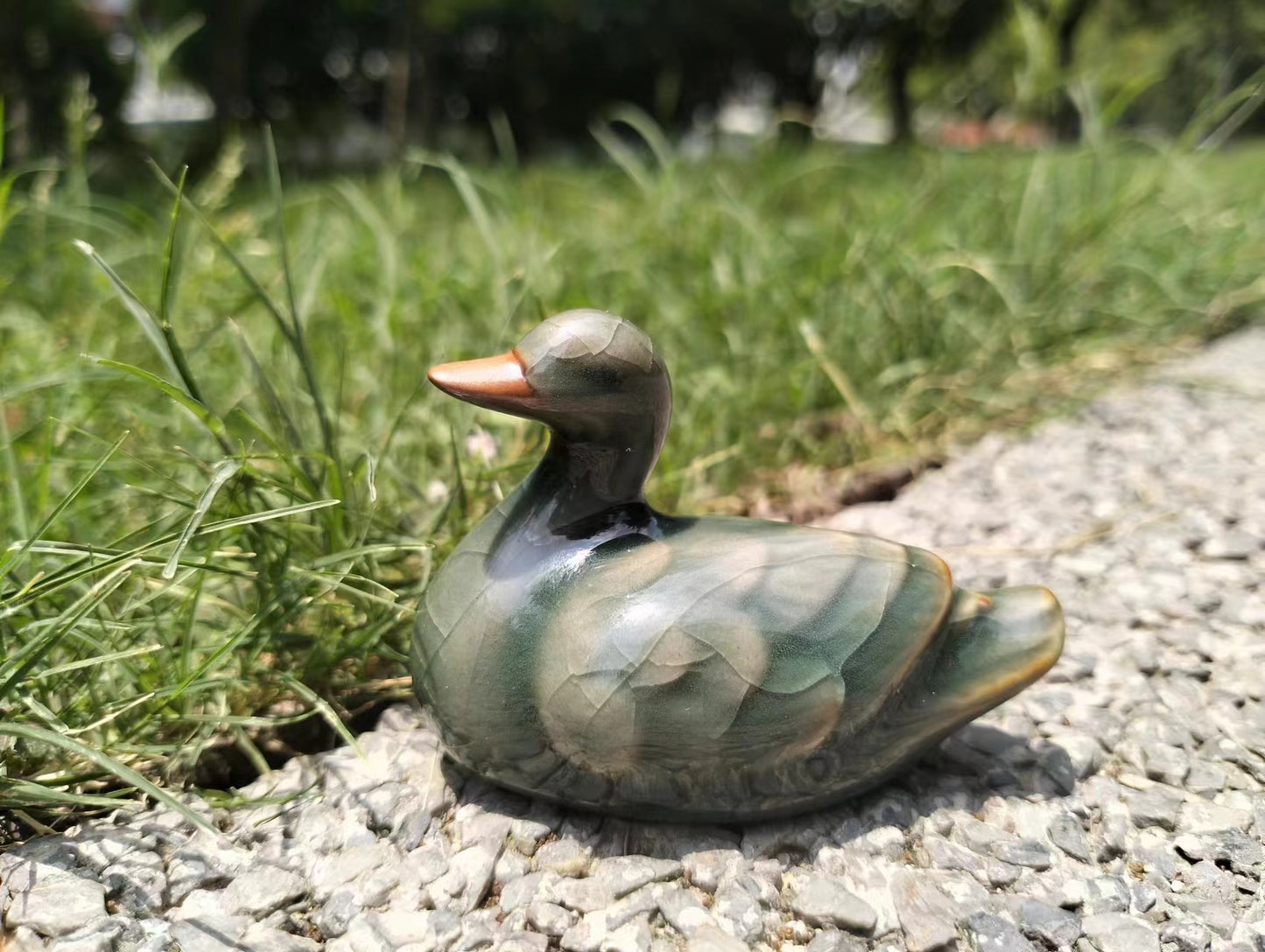 Mini Ceramic Duck