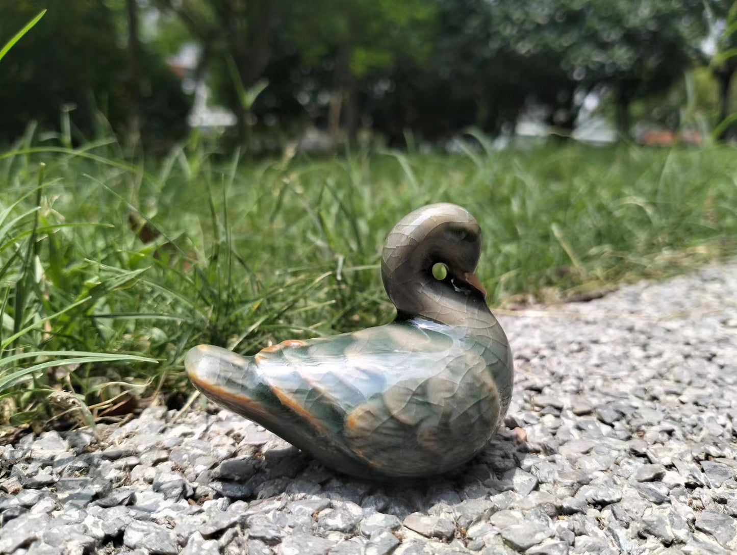 Mini Ceramic Duck