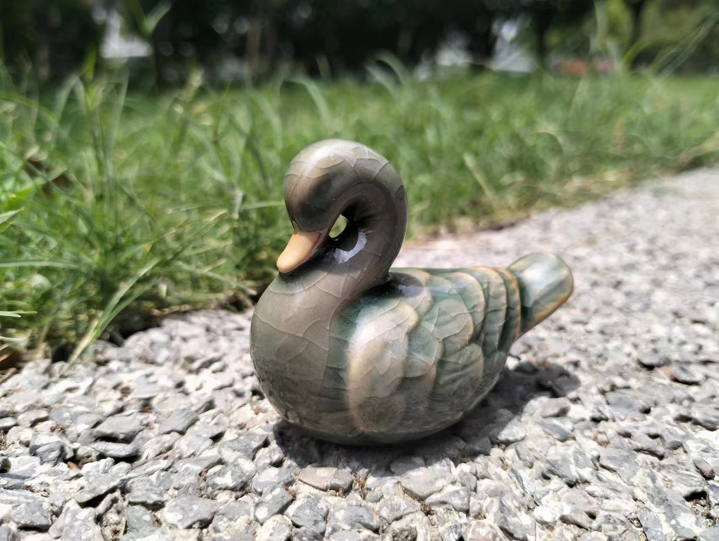 Mini Ceramic Duck