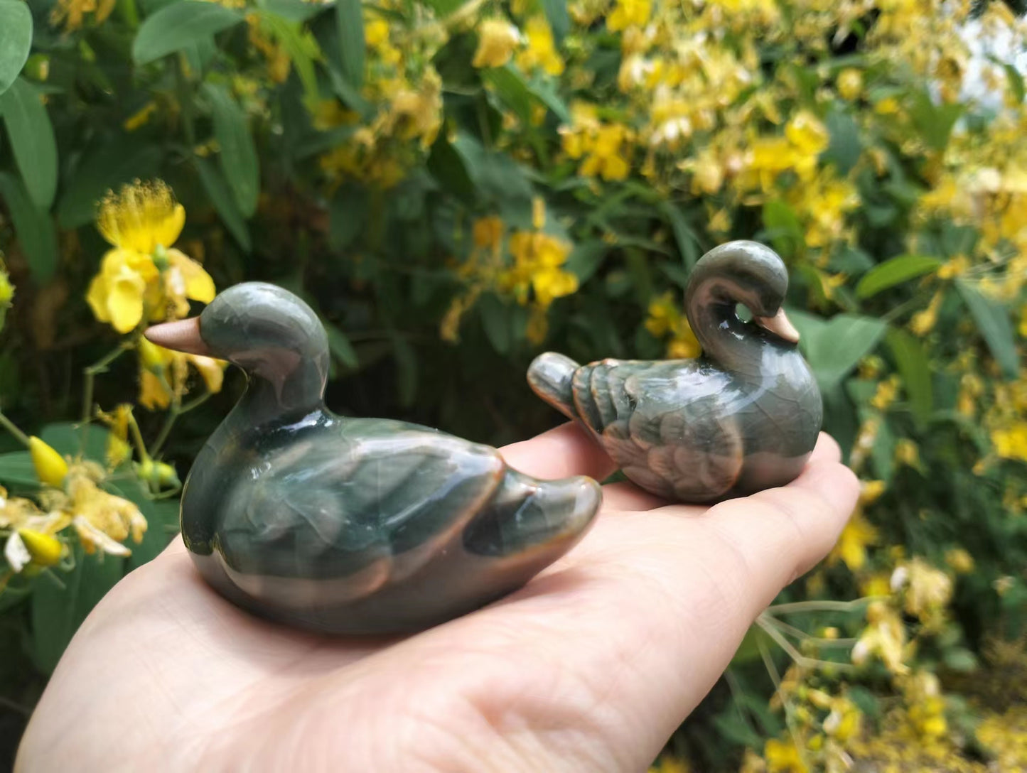 Mini Ceramic Duck