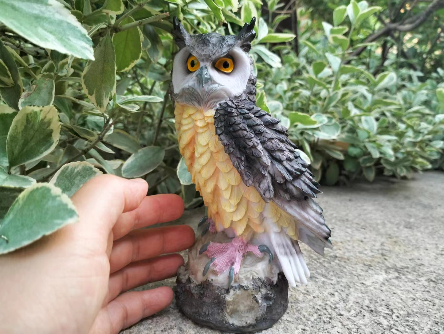 Owl Sculpture Garden Ornament