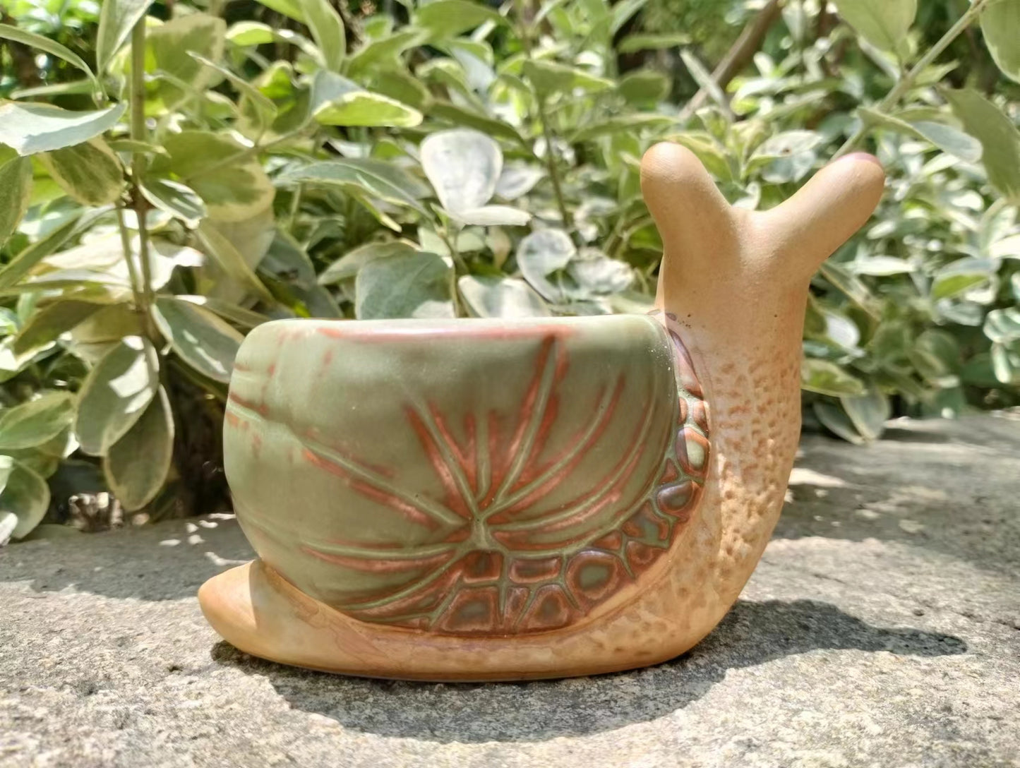 Ceramic Snail Planter