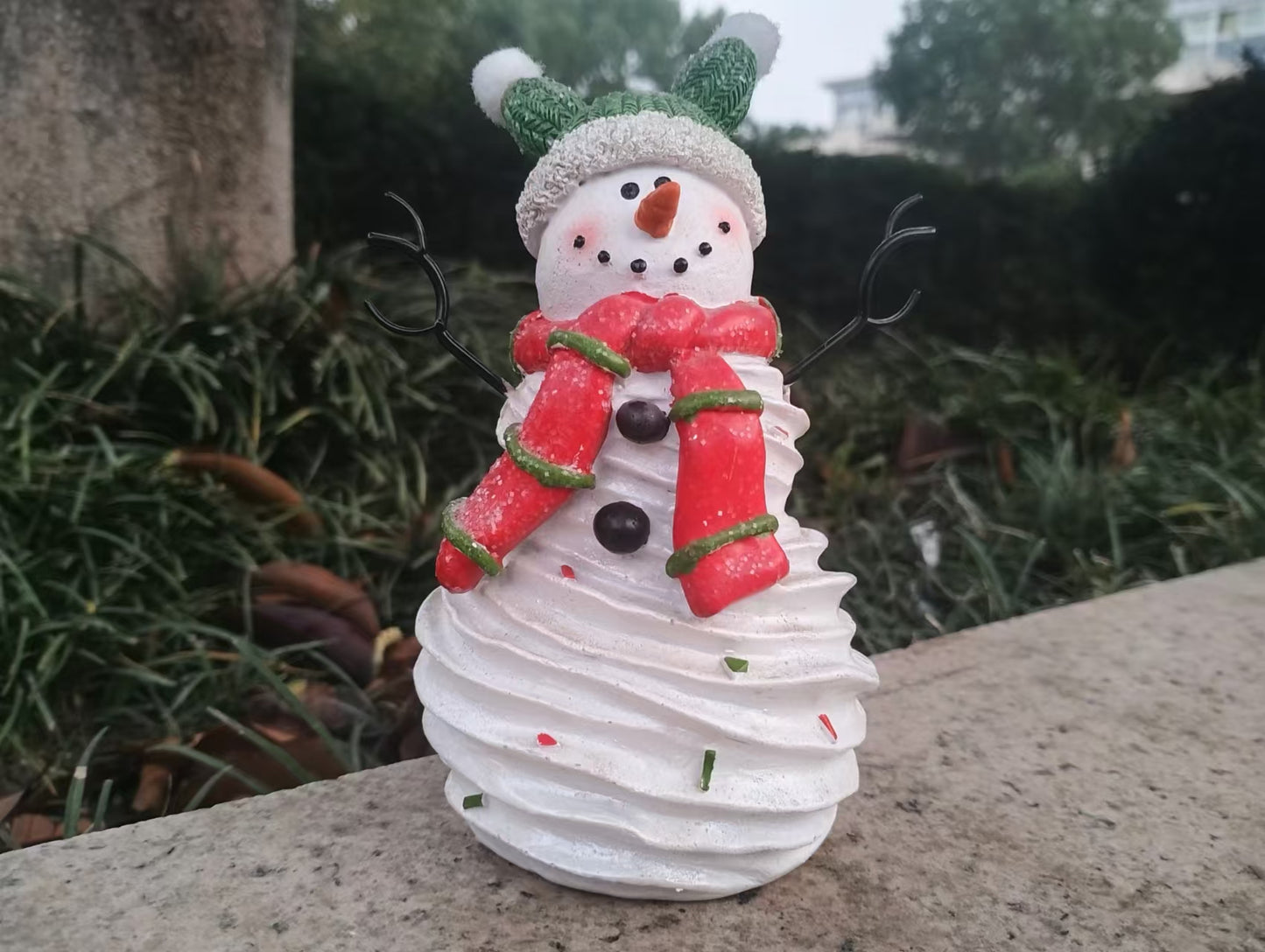 Christmas Snowman Figurine