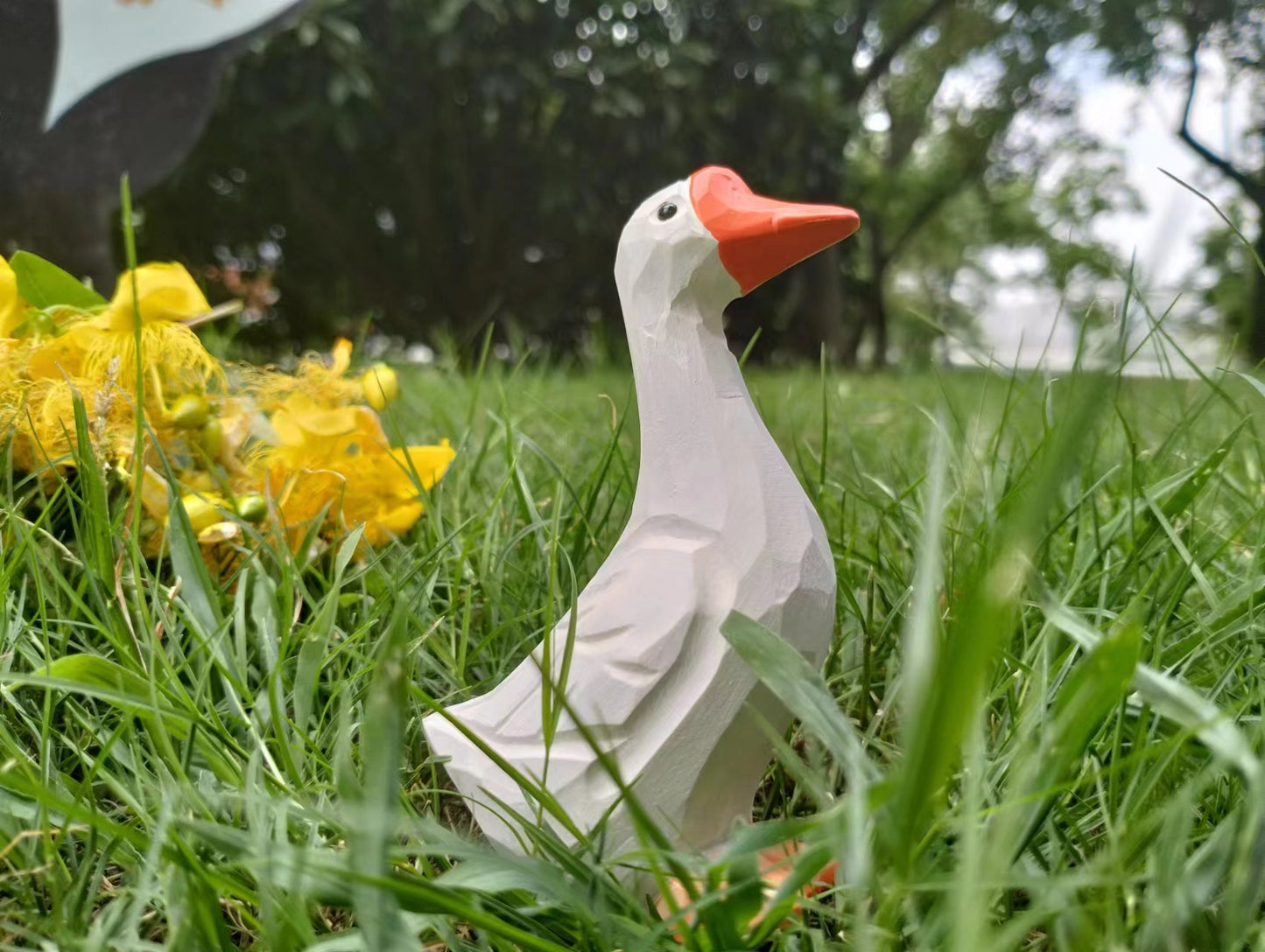 Wooden Carving Goose