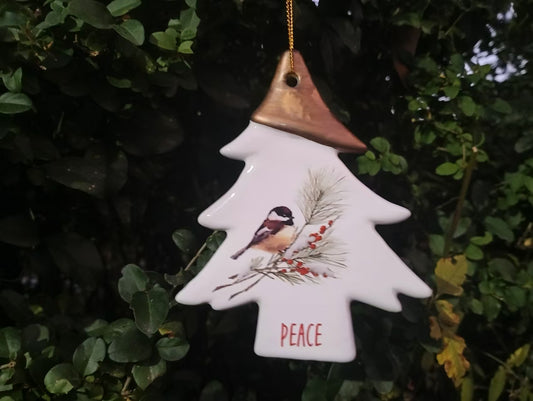 Ceramic Christmas Tree Ornament