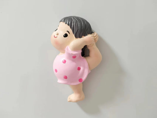 Yoga Girl Refrigerator Magnet